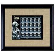 Upm Global Upm Global 14119 Star Wars Yoda U.S. Stamp Sheet in Wood Frame - 16 x 14 in. 14119